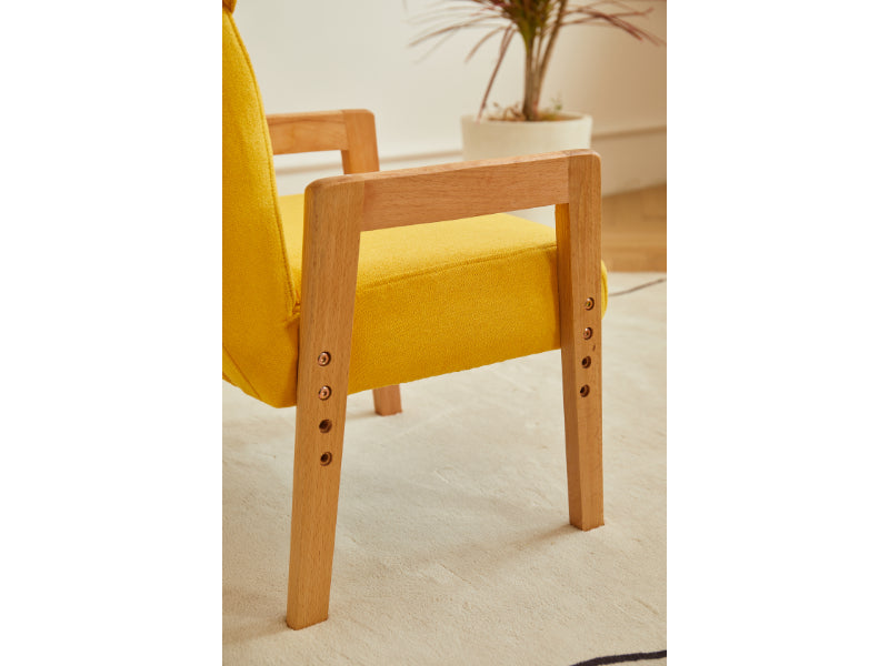 (NEW) Solid Beechwood Adjustable Chair