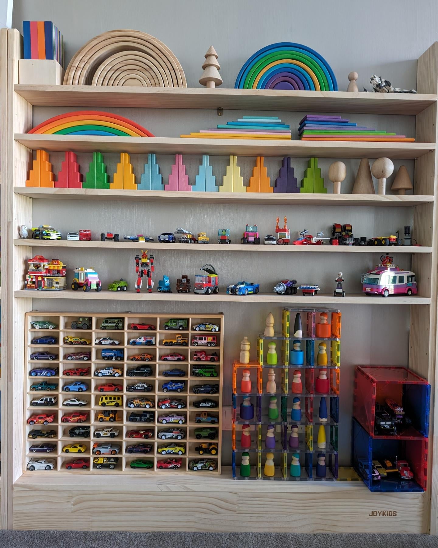 Slim-Line Toy Shelf with 7-tier (Version 2)