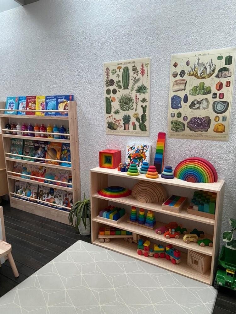Open-ended Toy Shelf (4-tier)